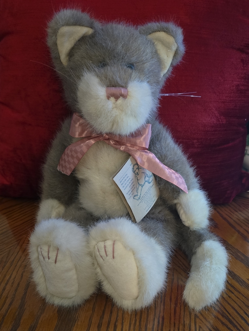 NWT Vintage Boyds Large Cat With Original Tags